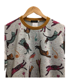 Sweater Gatos Gris - comprar online
