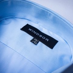 CAMISA PURO ALGODON CELESTE - SASTRERIA WINDSOR