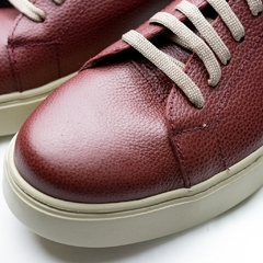 ZAPATILLAS CUERO BORDO - comprar online