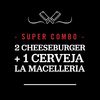 COMBO: 2 Cheeseburger Angus + 1 Cerveja La Macelleria