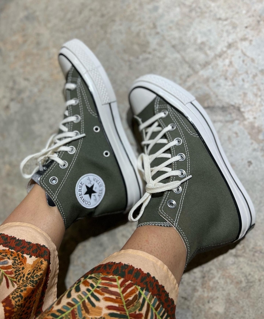 Tênis Converse All Star Cano Alto Verde Militar