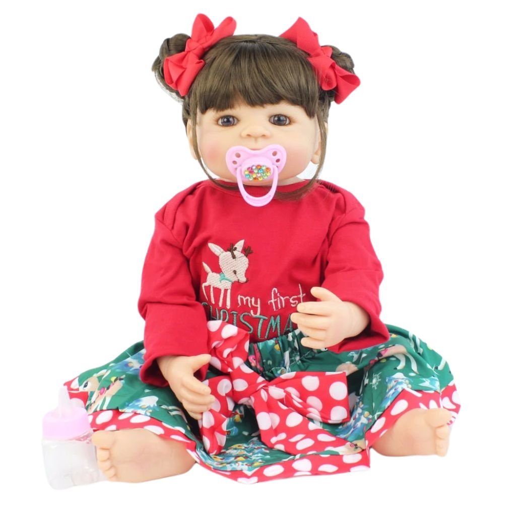 Bebe Reborn Edicao Especial De Natal Corpo Em Silicone Macio Bebe Reborn Edicao Especial De Natal Corpo Em Silicone Macio