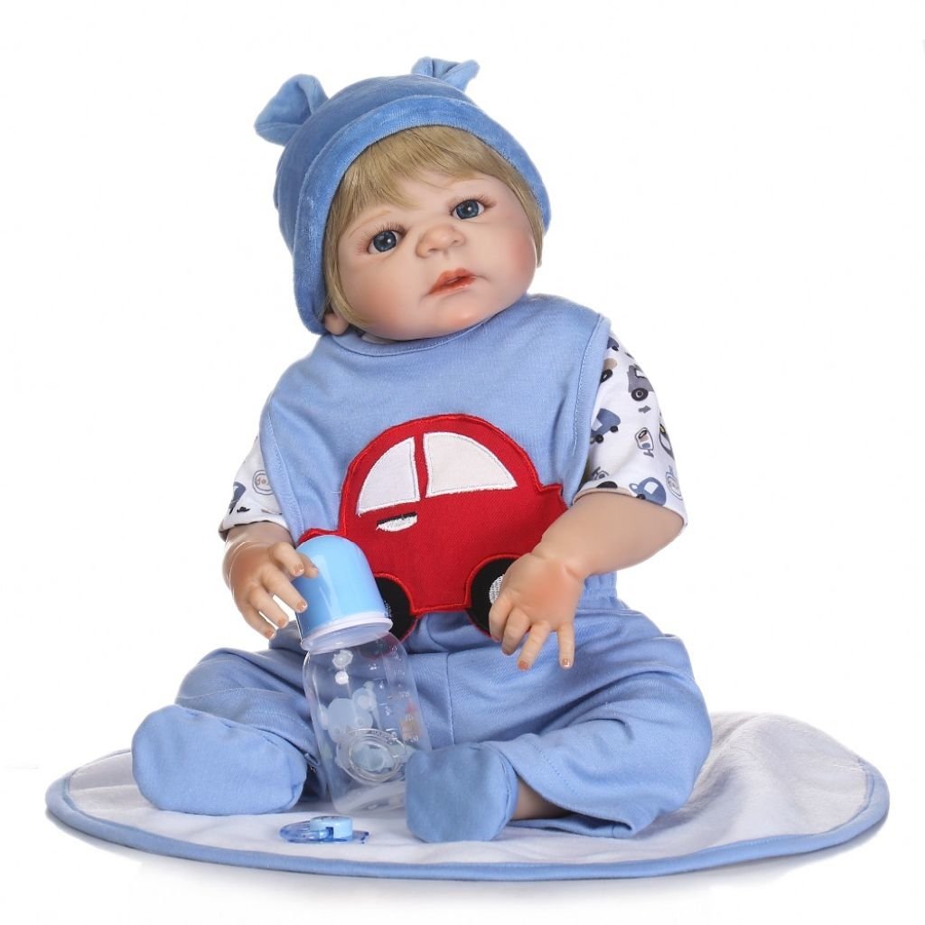 Bebê Reborn Menino Loiro A Pronta Entrega Corpo De Silicone