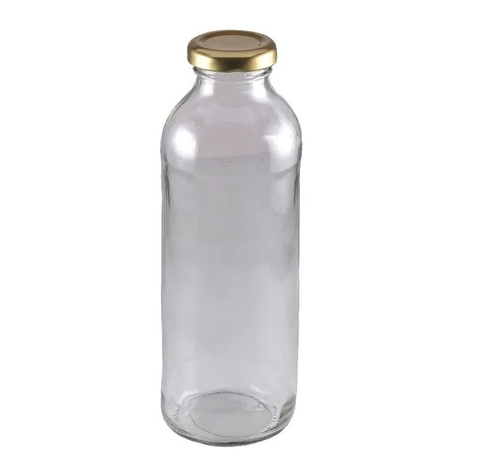 Botellas de vidrio con tapa