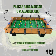 Jogo de Mesa Futebol + Bolinhas