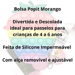 Bolsa Popit Morango Fidget Toy Infantil/7
