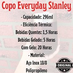 Copo Everyday Stanley Térmico para Bebidas com Tampa/6