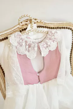 Lauren talles: 1 a 3 m- 4 a 6 m- 8 a 12m - Vestidos Infantiles by Virginia Cespedes