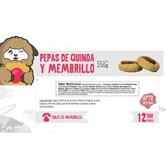 Pepas de Quinoa con Membrillo - 200 gr - Kiwicha