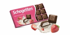 CHOCOLATE ALEMAN YOGHURT & FRUTILLA SCHOGETTEN X 100 G (venta solo para cap.fed y zona norte)