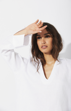 CAMISA LINO SINGLE BLANCA en internet