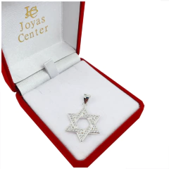 Dije Estrella De David 925 Mujer Amor Con Piedras Elegante - 3Gr - comprar online