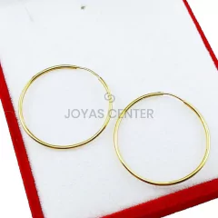 Aros cubanos - 20mm - Oro 18k - 0,9Grs