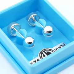 Abridores - Plata 925 - Bolita 4mm