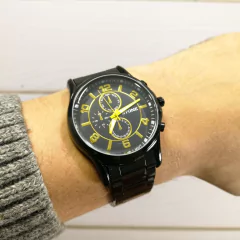 Stone - Agujas - Malla metal negra