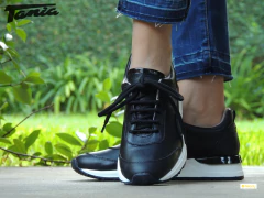 Zapatilla Milena Negra - comprar online