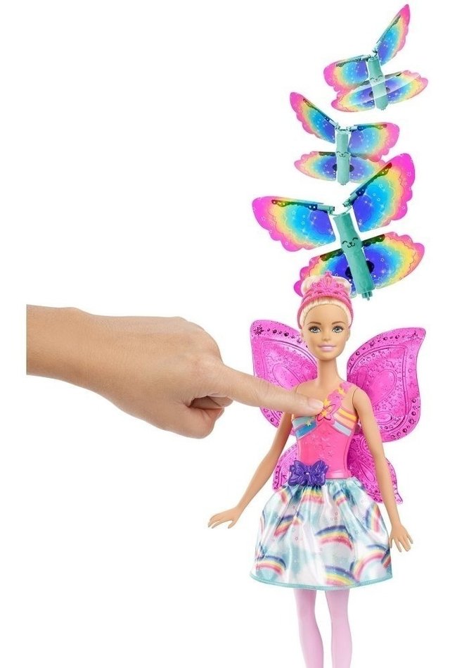 Muñeca Barbie Dreamtopia Hada Alas Magicas Mattel