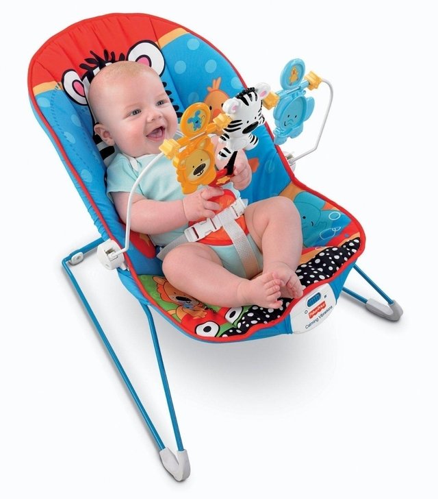 Silla Reposera con Vibración Animals - Fisher Price