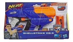 Nerf Elite Shellstrike Pistola Lanza Dardos - Hasbro.