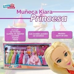 Muñeca Kiara Princesa 12 Vestidos - Poppi Doll - Crawling