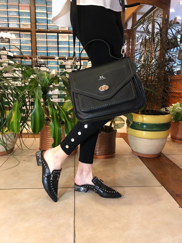 Tacones Y Sandalias Maje | Sandalias de tacón medio y cadena dorada Negro  Mujer \u003c Sara Rahman