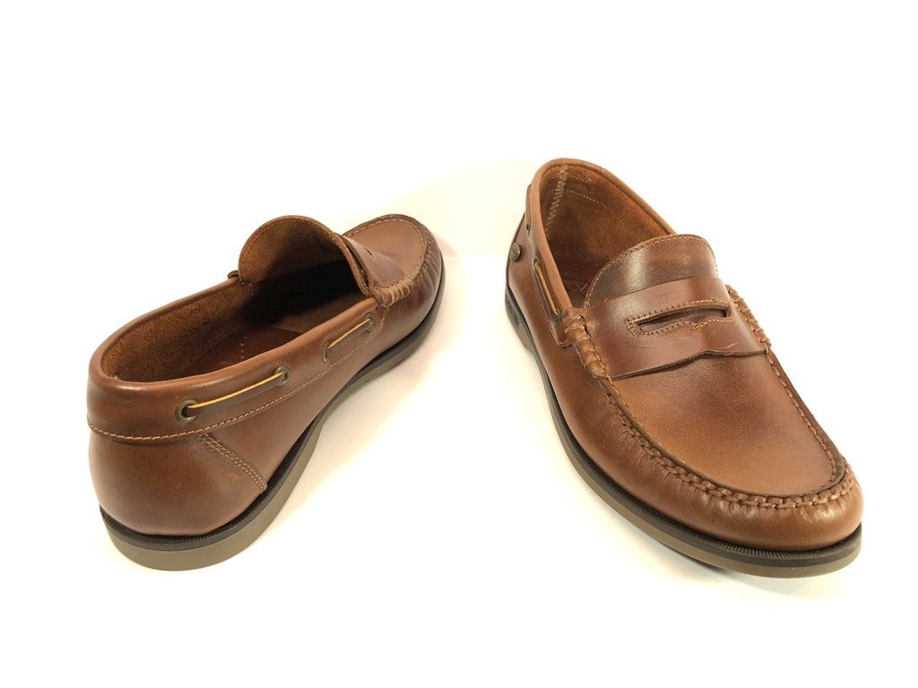 Mocasín de cuero con vincha Cavatini (76-6730)