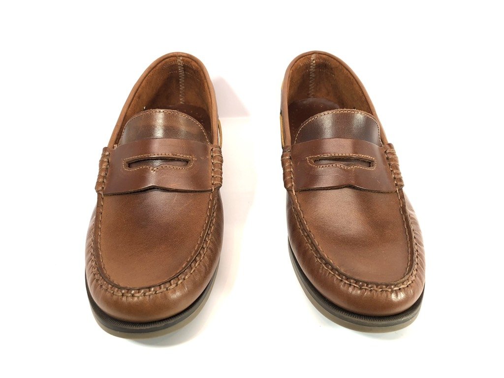 Mocasín de cuero con vincha Cavatini (76-6730)