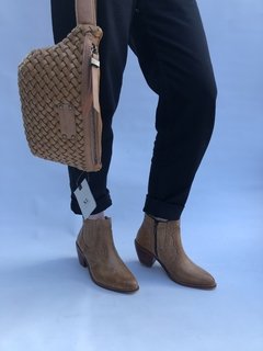 Bota de cuero texana Gravagna (4020)