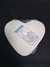 Placa MDF Coração com Sisal 18 x 20cm - comprar online
