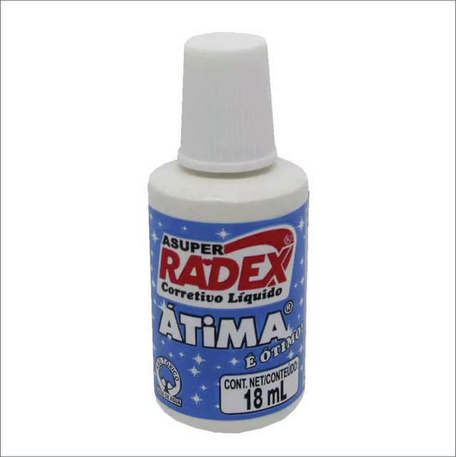 CORRETIVO LÍQUIDO 18ML RADEX - Art Comercial