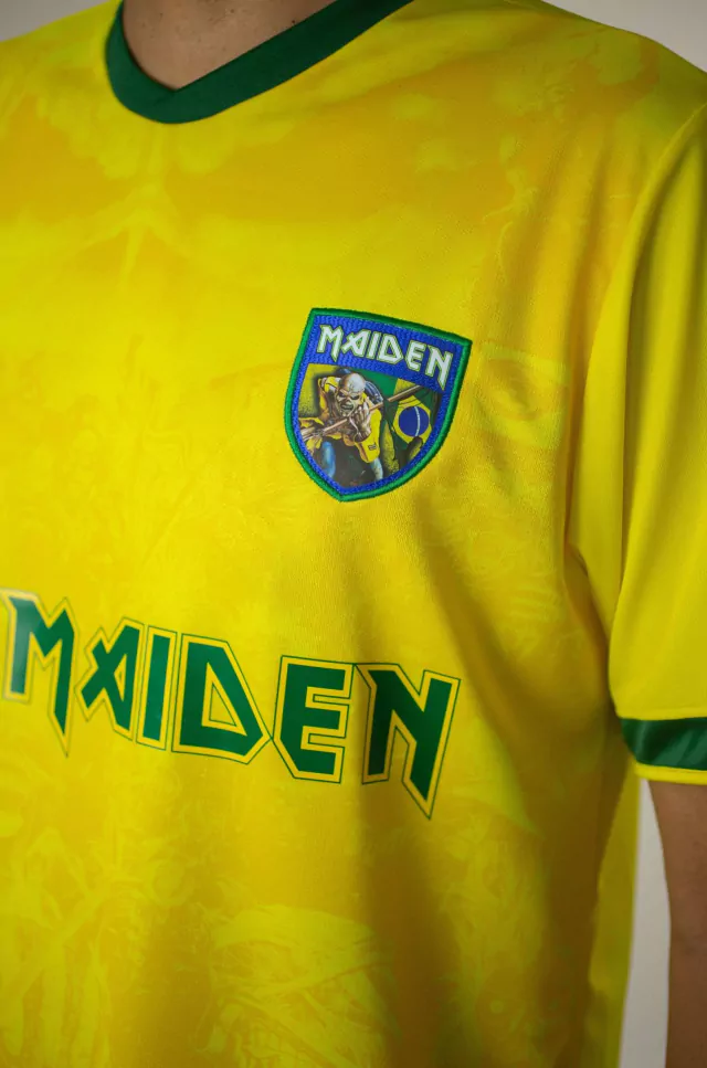 Camisa Futebol Maiden W A Sport – Brasil - Amarela