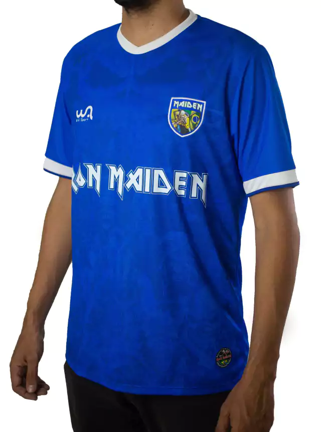 Camiseta de Fútbol Iron Maiden W A Sport - Brasil - Azul