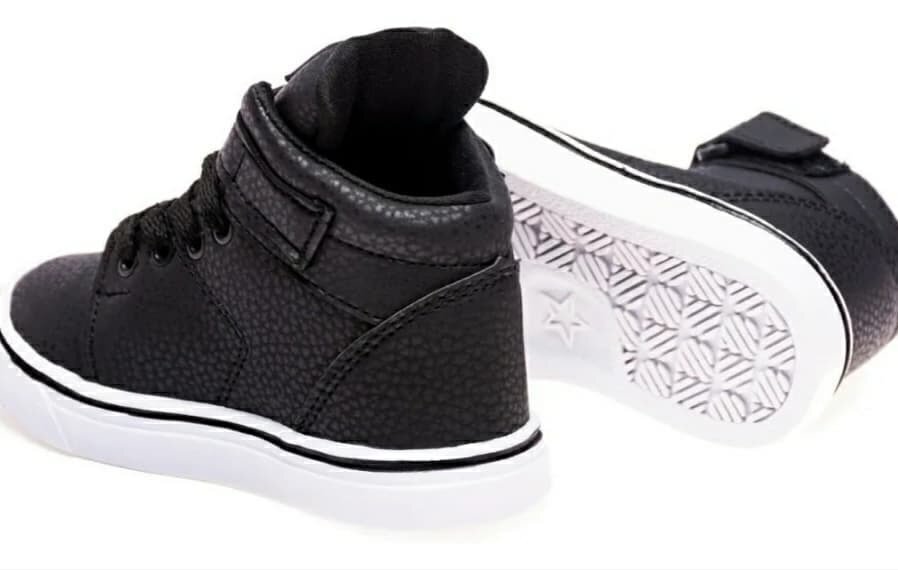 Zapatillas Botitas Para Bebes Negra, Talles Del 17 Al 26