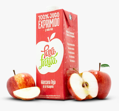 Jugo 100% EXPRIMIDO de manzana roja de la patagonia 1 lt pura frutta - comprar online