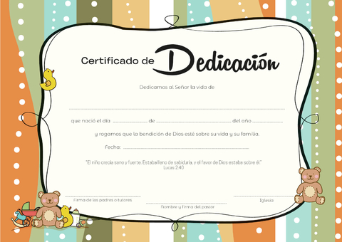 Formato De Certificado De Presentacion