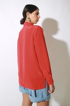 Camisa manga bufante ombreira vintage - loja online