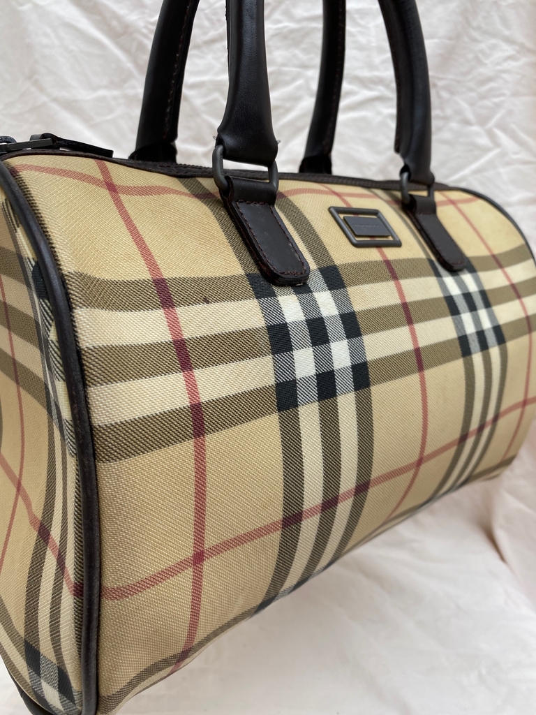 nova check burberry bolsa
