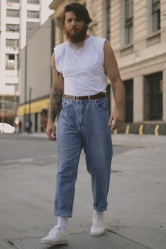 Calça jeans grosso  masculina vintage