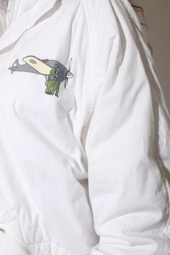 Imagem do Jaqueta bomber forrada acolchoada bolso utilitário