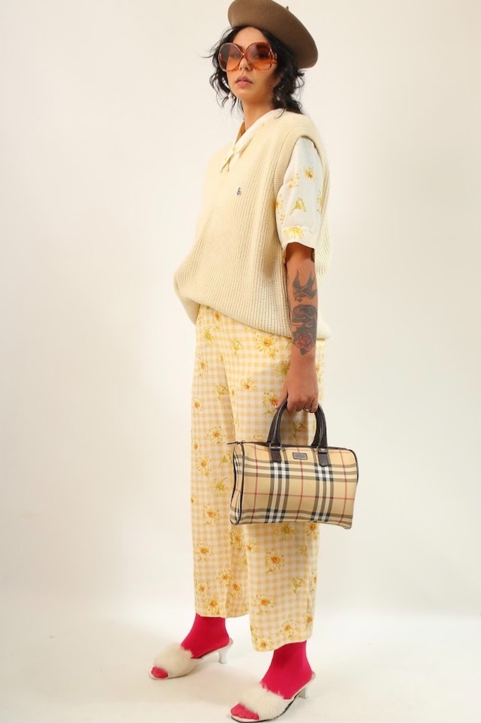 burberry raffia bolsa