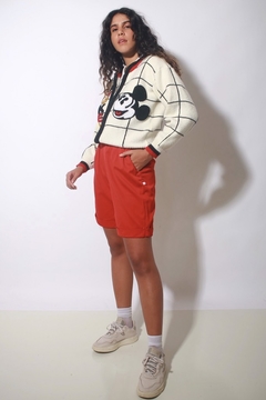 Tricot Mickey xadrez vintage original  - Capichó Brechó