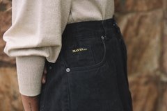 Saia jeans vintage recorte costas e bolso frente - loja online
