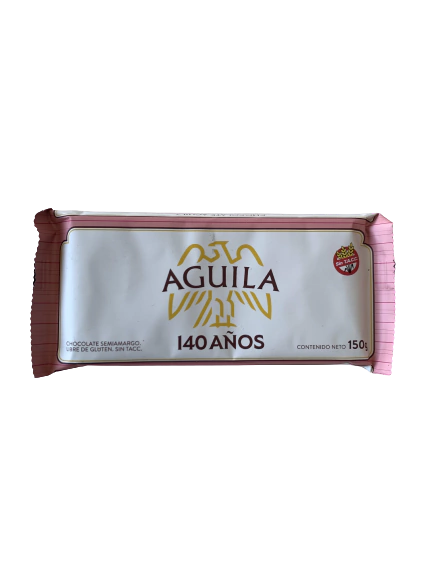 CHOCOLATE SEMIAMARGO 150GR AGUILA