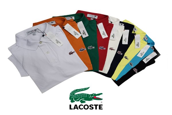 KIT com 5 Camisetas Polo - Mista ( TOMMY HILFIGER, RALPH LAUREN, HOLLISTER,  e LACOSTE )