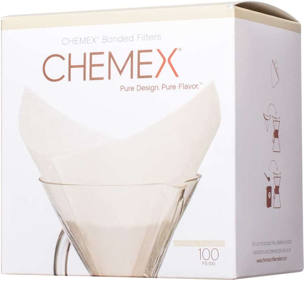 Filtros de papel para Chemex 3 Tazas - CafeStore