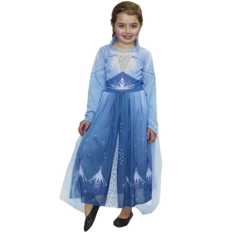 Disfraz Frozen II Elsa Celeste - 1013 - ABG Mayorista