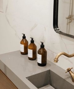 Dispenser para Shampoo, Acondicionador & Jabón de Ducha (Pack x 3) Vidrio