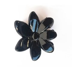 Broche flor - Negro - comprar online