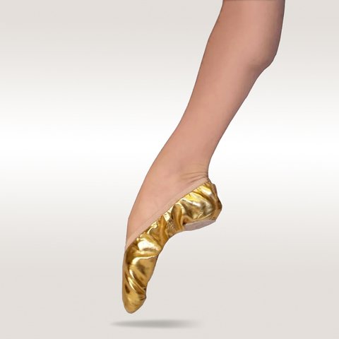 Zapatillas De Danza Árabe En Dorado Plateado