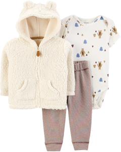 Set 3 Prendas, Campera,Body y Pantalon